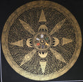 佛眼咒輪曼陀羅唐卡 Buddha Eye Mantra Wheel Mandala Thangka
