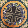 朱紅宮殿曼陀羅唐卡 Red Palace Mandala Thangka