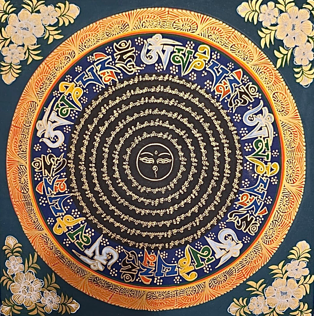 朱紅宮殿曼陀羅唐卡 Red Palace Mandala Thangka